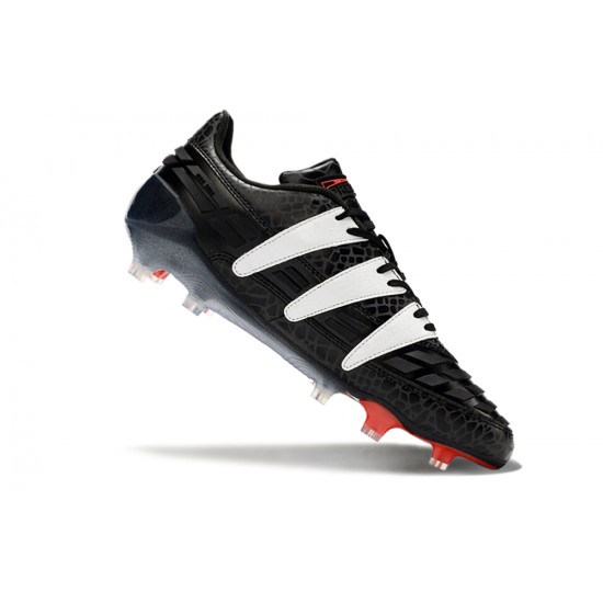 Top Quality Adidas Predator Accelerator 94 FG Black White Mens Soccer Cleats On Sale