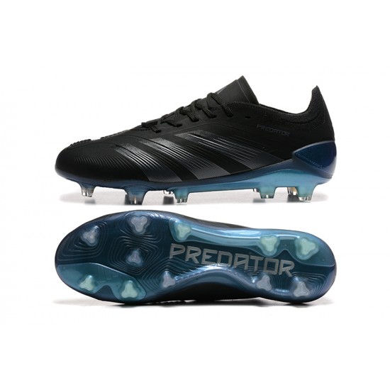 Click To Buy Adidas Predator Accuracy FG Black Blue Mens Soccer Cleats Online