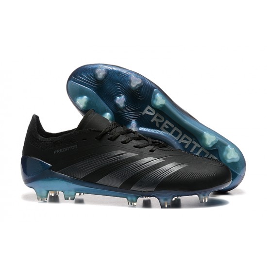 Click To Buy Adidas Predator Accuracy FG Black Blue Mens Soccer Cleats Online