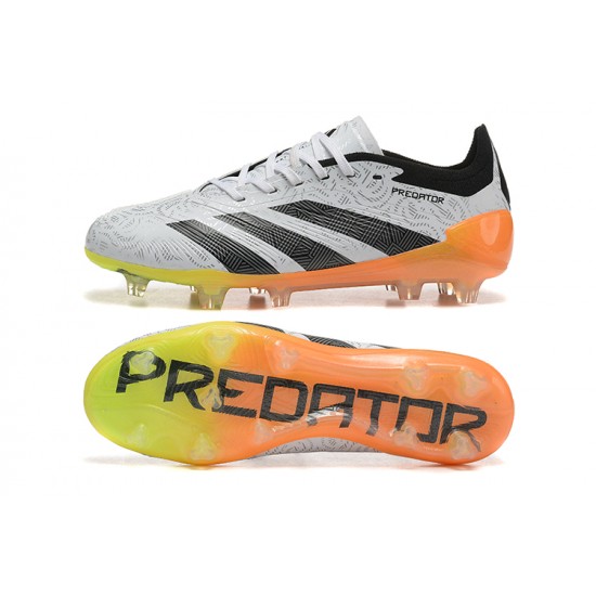 Explore Adidas Predator Accuracy FG Black Orange Mens Soccer Cleats Sale