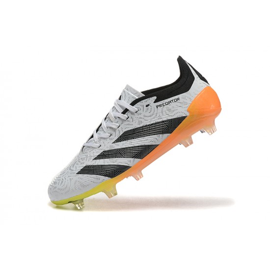 Explore Adidas Predator Accuracy FG Black Orange Mens Soccer Cleats Sale