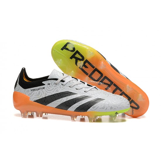 Explore Adidas Predator Accuracy FG Black Orange Mens Soccer Cleats Sale