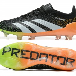 Adidas Predator Accuracy FG Black White Men's Soccer Cleats