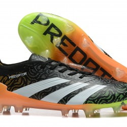 Adidas Predator Accuracy FG Black White Men's Soccer Cleats