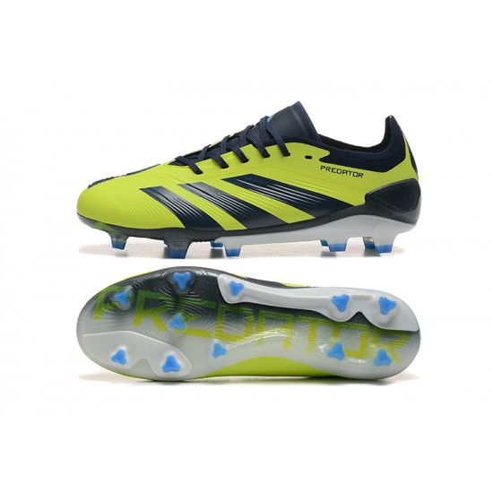 Shop the latest Adidas Predator Accuracy FG Black and Yellow Mens Soccer Cleats Sale