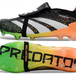 Adidas Predator Accuracy FG Boost Soccer Cleats Black Green White Orange For Men And Women 