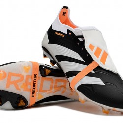 Adidas Predator Accuracy FG Boost Soccer Cleats Black White Orange For Men And Women 