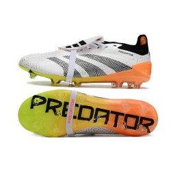 Adidas Predator Accuracy FG Boost Soccer Cleats Black White Yellow For Men And Women 