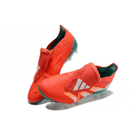 Adidas Predator Accuracy FG Boost Soccer Cleats Red Green White For Men