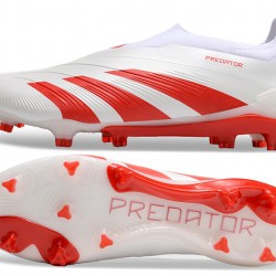 Adidas Predator Accuracy FG Boost Soccer Cleats White Red For Men 
