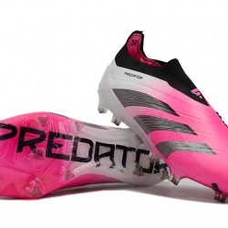 Adidas Predator Accuracy FG Low Soccer Cleats Purple White Black For Men 