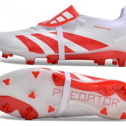 Adidas Predator Accuracy FG Low Soccer Cleats Red White For Men 