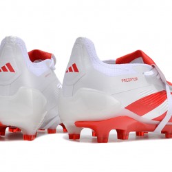 Adidas Predator Accuracy FG Low Soccer Cleats Red White For Men 