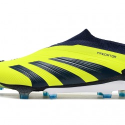 Adidas Predator Accuracy FG Low Soccer Cleats Yellow Blue For Men 