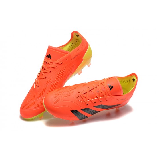 Salable Goods Adidas Predator Accuracy FG Orange Black Mens Soccer Cleats Online Shop