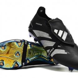 Adidas Predator Accuracy FG Soccer Cleats Black Silver For Men And Women 