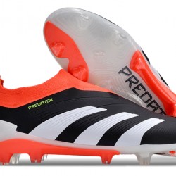 Adidas Predator Accuracy FG Soccer Cleats Black White Orange For Men 