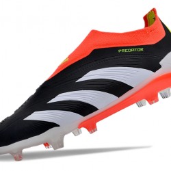 Adidas Predator Accuracy FG Soccer Cleats Black White Orange For Men 