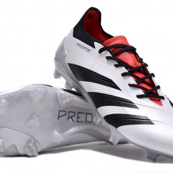 Adidas Predator Accuracy FG Soccer Cleats Black White Red For Men 