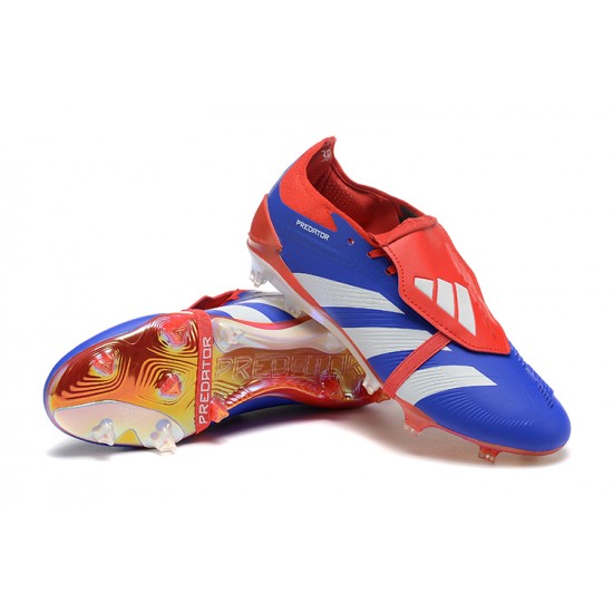 Adidas Predator Accuracy FG Soccer Cleats Blue Red White For Men