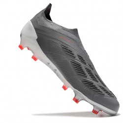 Adidas Predator Accuracy FG Soccer Cleats Grey Deep Grey For Men 