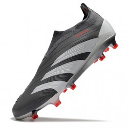 Adidas Predator Accuracy FG Soccer Cleats Grey Deep Grey For Men 