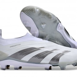 Adidas Predator Accuracy FG Soccer Cleats Grey White For Men 