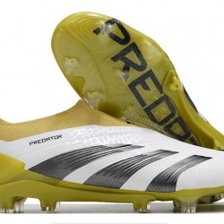 Adidas Predator Accuracy FG Soccer Cleats Olive White Black For Men 
