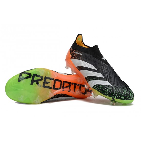 Adidas Predator Accuracy FG Soccer Cleats Orange Black Silver For Men
