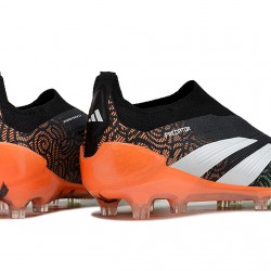 Adidas Predator Accuracy FG Soccer Cleats Orange Black Silver For Men 