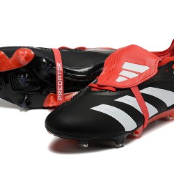 Adidas Predator Accuracy FG Soccer Cleats Red Black White For Men 