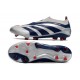 Select and Buy Adidas Predator Accuracy FG Soccer Cleats Silver Blue Red For Men And Women Sale