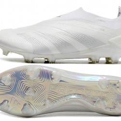 Adidas Predator Accuracy FG Soccer Cleats White Beige For Men And Women 