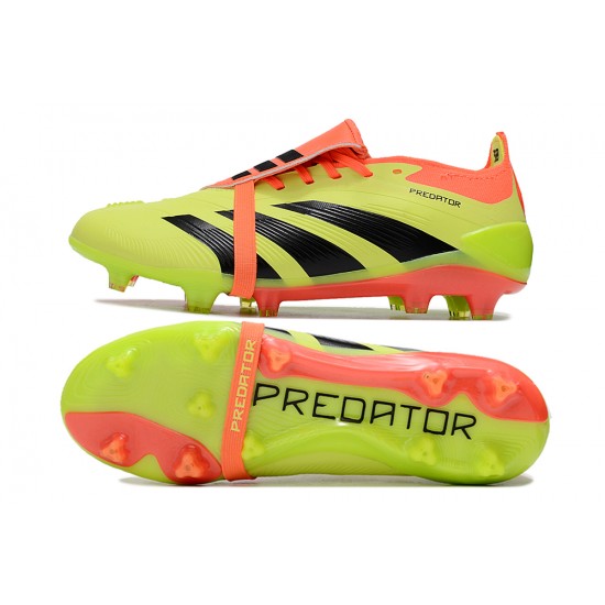 Adidas Predator Accuracy FG Soccer Cleats Yellow Black Orange For Men And Women 