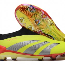 Adidas Predator Accuracy FG Soccer Cleats Yellow Black Red For Men And Women 