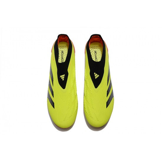 Adidas Predator Accuracy FG Soccer Cleats Yellow Black Red For Men And Women 