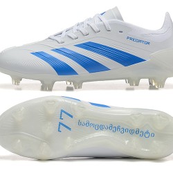 Adidas Predator Accuracy FG White Blue Men's Soccer Cleats