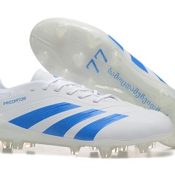 Adidas Predator Accuracy FG White Blue Men's Soccer Cleats