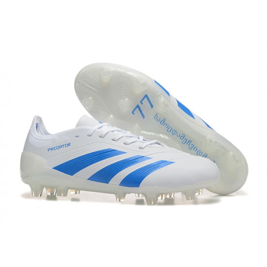 Click To Buy Adidas Predator Accuracy FG White Blue Mens Soccer Cleats Online