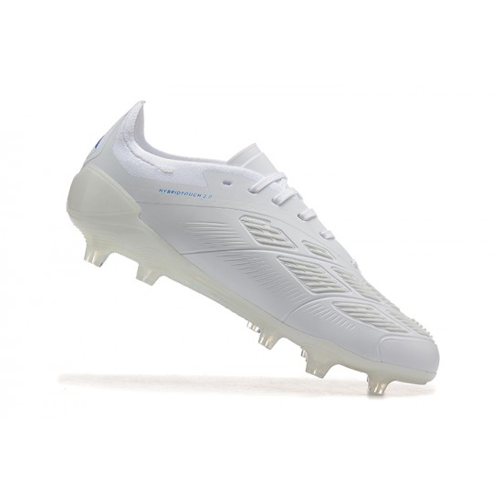 Click To Buy Adidas Predator Accuracy FG White Blue Mens Soccer Cleats Online