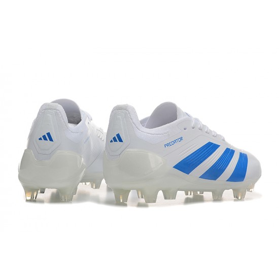 Click To Buy Adidas Predator Accuracy FG White Blue Mens Soccer Cleats Online