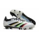 Popular Goods Adidas Predator Accuracy FG White and Black Mens Soccer Cleats Shop Online