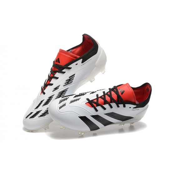 To Have A Strong Footing In A Market Adidas Predator Accuracy FG White and Red Mens Soccer Cleats Shop