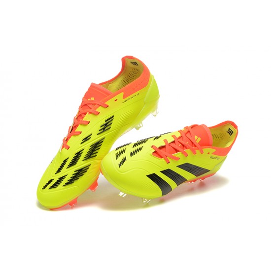 The Best Selling Line Adidas Predator Accuracy FG Yellow Black Mens Soccer Cleats Online Shop