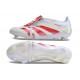 Adidas Predator Elite Tongue FG Beige White And Red Low Soccer Cleats