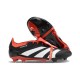 Where To Get Adidas Predator Elite Tongue FG Black Red White Low Soccer Cleats Online