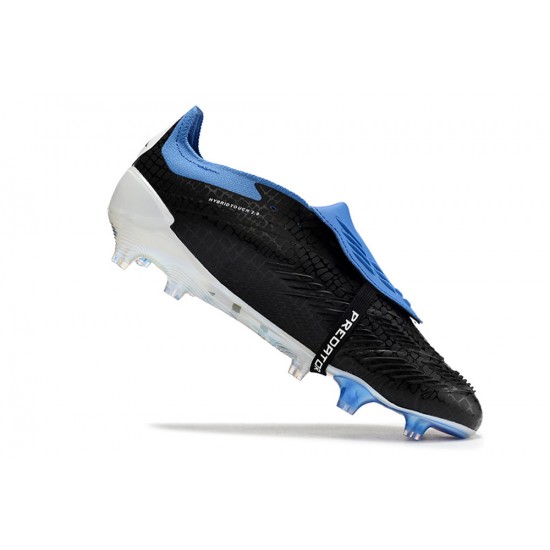 Shop the latest Adidas Predator Elite Tongue FG Black White Ltblue Low Soccer Cleats Online Shop