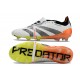 Adidas Predator Elite Tongue FG Black White Orange Low Soccer Cleats