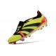 Adidas Predator Elite Tongue FG Black Yellow And Red Low Soccer Cleats