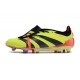 Adidas Predator Elite Tongue FG Black Yellow And Red Low Soccer Cleats